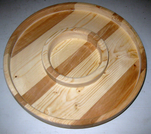 Sekser puidust tahketele toiduainetele (29 cm läbimõõt)